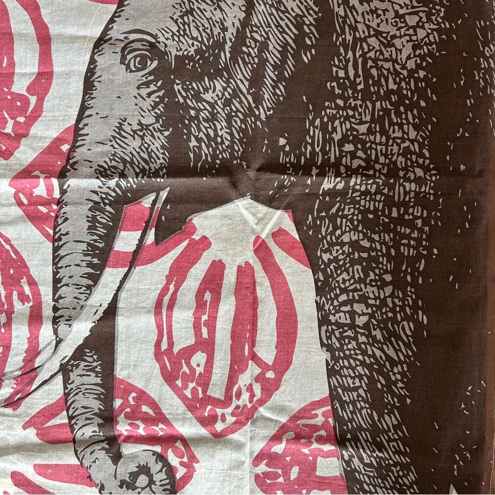 Thomas Paul Cotton Voile Elephant Scarf